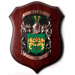 Handpainted Single Family Crest Shield - (Large 9" x 13")