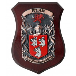 Handpainted Single Family Crest Shield - (Regular 5" x 7")